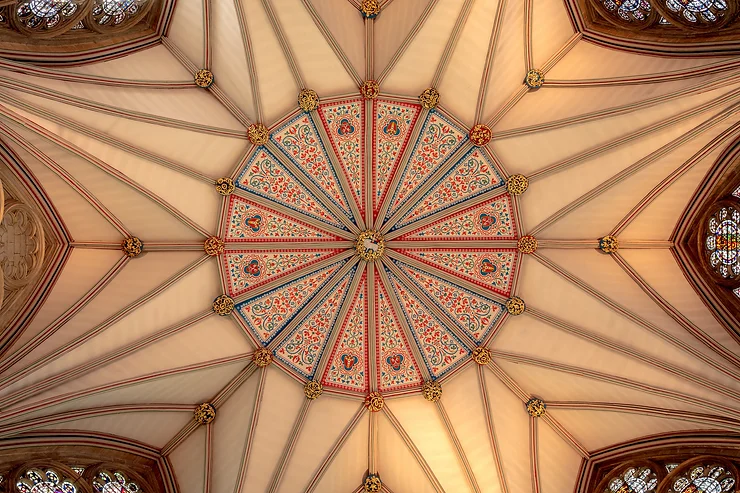 York Minster ceiling